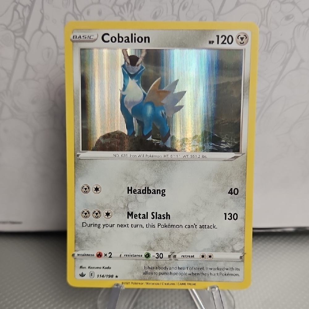 Cobalion 114/198 Pokemon TCG Holo Rare